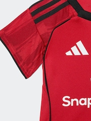 adidas Red Baby Kids Manchester United 25/26 Home Kit - Image 5 of 7