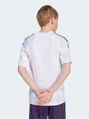 adidas White Kids Manchester United 25/26 Away Jersey - Image 3 of 6