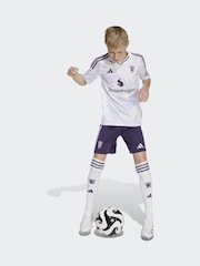 adidas White Kids Manchester United 25/26 Away Jersey - Image 4 of 6