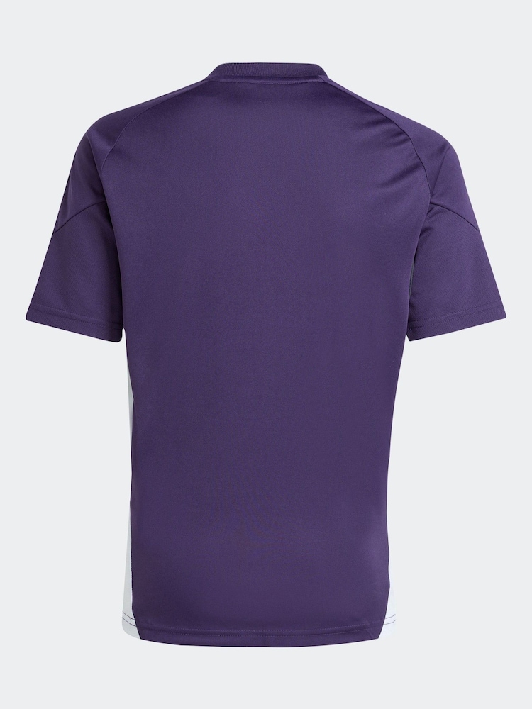 adidas Plum Purple Kids Manchester United Tiro 25 Competition Training Jersey - Image 7 of 7 adidas Plum Purple Kids Manchester United Tiro 25 Competition Training Jersey - Image 7 of 7