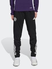 adidas Black/Purple Kids Manchester United Tiro 25 Competition Training Joggers - Image 1 of 6