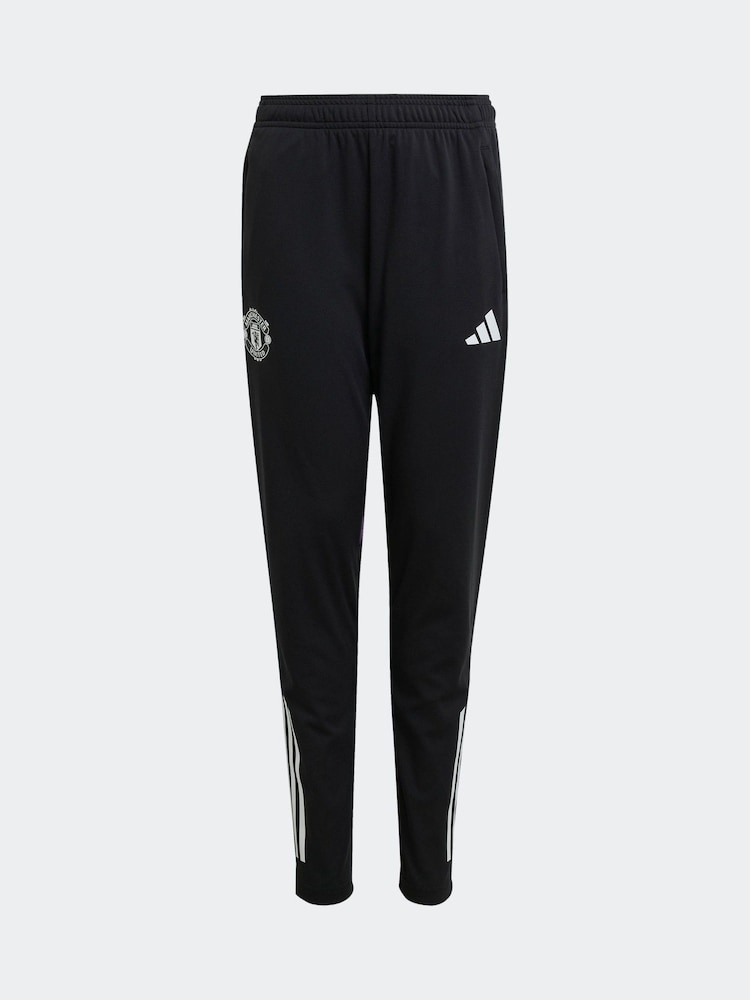 adidas Black/Purple Kids Manchester United Tiro 25 Competition Training Joggers - Image 6 of 6 adidas Black/Purple Kids Manchester United Tiro 25 Competition Training Joggers - Image 6 of 6