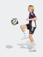 adidas Black/Purple Kids Manchester United Tiro 25 Competition Training Shorts - Image 3 of 6