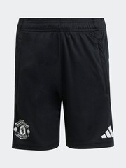 adidas Black/Purple Kids Manchester United Tiro 25 Competition Training Shorts - Image 6 of 6