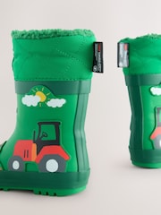 Green Farm Animals - Thinsulate™ Warm gefütterte Gummistiefel mit Manschette - Bild 5 von 6