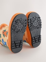 Orange Dog Handle Pull On Wellies - Image 5 of 5