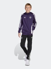 adidas Plum Purple Kids Manchester United Tiro 25 Competition Training Hoodie - Image 3 of 6
