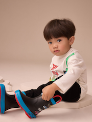 Hot Wheels, Schwarz - Gummistiefel zum Überziehen mit Griff - Bild 2 von 7