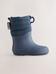 Blau & Marineblau - Quilted Cuff Wellies - Bild 2 von 5