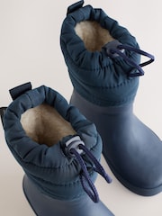Blau & Marineblau - Quilted Cuff Wellies - Bild 3 von 5