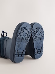 Blau & Marineblau - Quilted Cuff Wellies - Bild 5 von 5