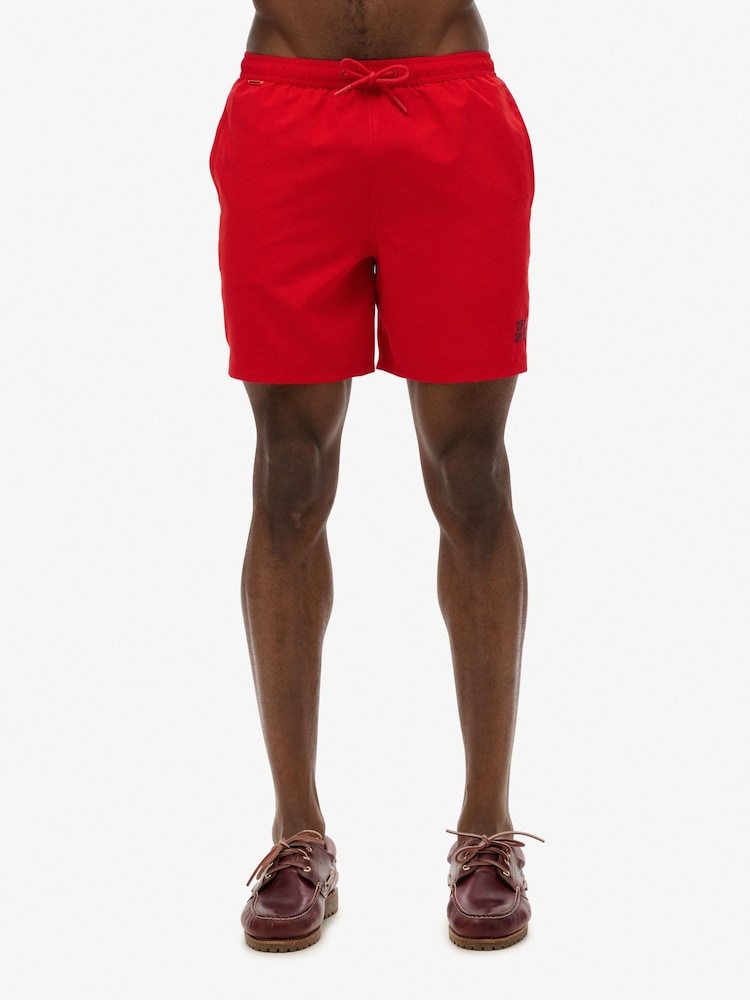 Rot - Superdry Essential 17 Swim Shorts - Bild 1 von 7