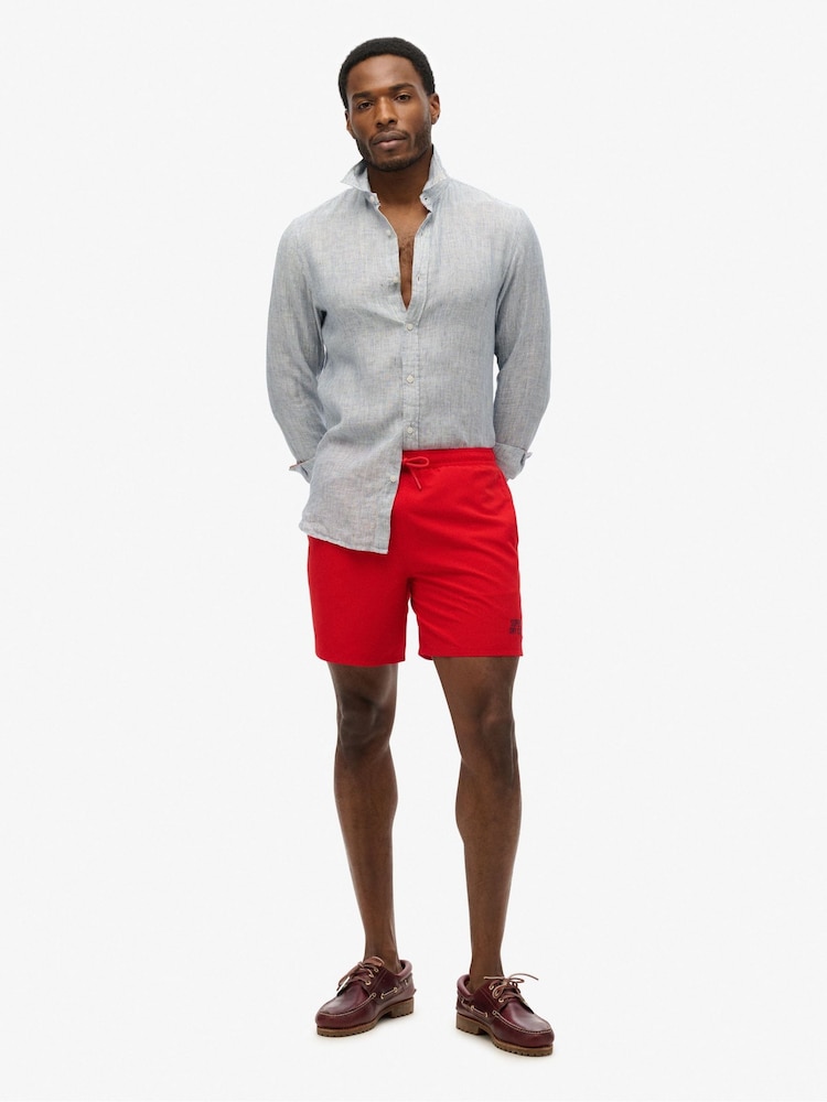 Rot - Superdry Essential 17 Swim Shorts - Bild 2 von 7