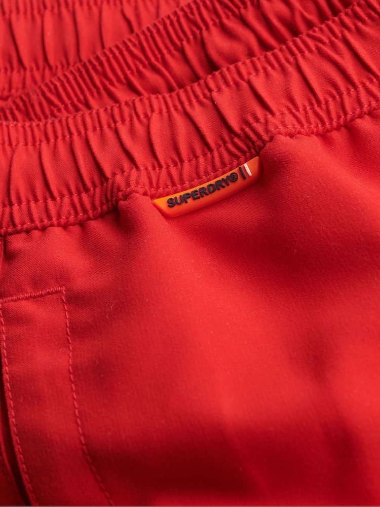 Rot - Superdry Essential 17 Swim Shorts - Bild 7 von 7