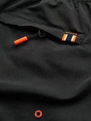 Superdry Black Classic 19 Inch Logo Board Shorts - Image 6 of 6