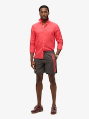Superdry Graphite Grey Sport Graphic 17 Swim Shorts - Image 2 of 7
