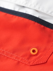 Superdry Red Nautical Logo 17 Swim Shorts - Image 6 of 7