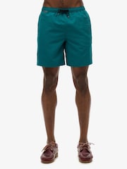 Superdry Teal Blue Premium Emb 17 Swim Shorts - Image 1 of 9