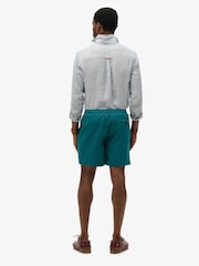 Superdry Teal Blue Premium Emb 17 Swim Shorts - Image 4 of 9