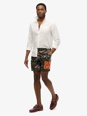 Superdry Camouflage Sportswear Logo 17 Swim Shorts - Image 4 of 8