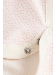 Pink Baby Long Sleeve Bodysuits 5 Pack - Image 7 of 14