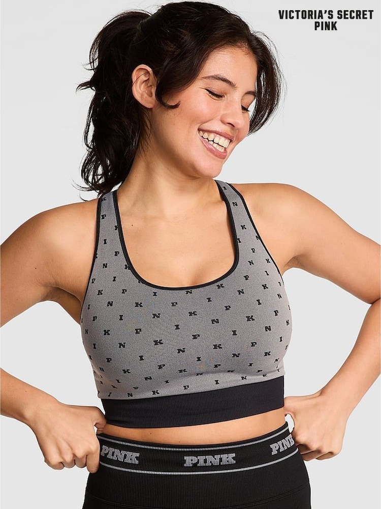 Victoria's Secret PINK Black Reversible Sports Bra - Image 4 of 4 Victoria's Secret PINK Black Reversible Sports Bra - Image 4 of 4