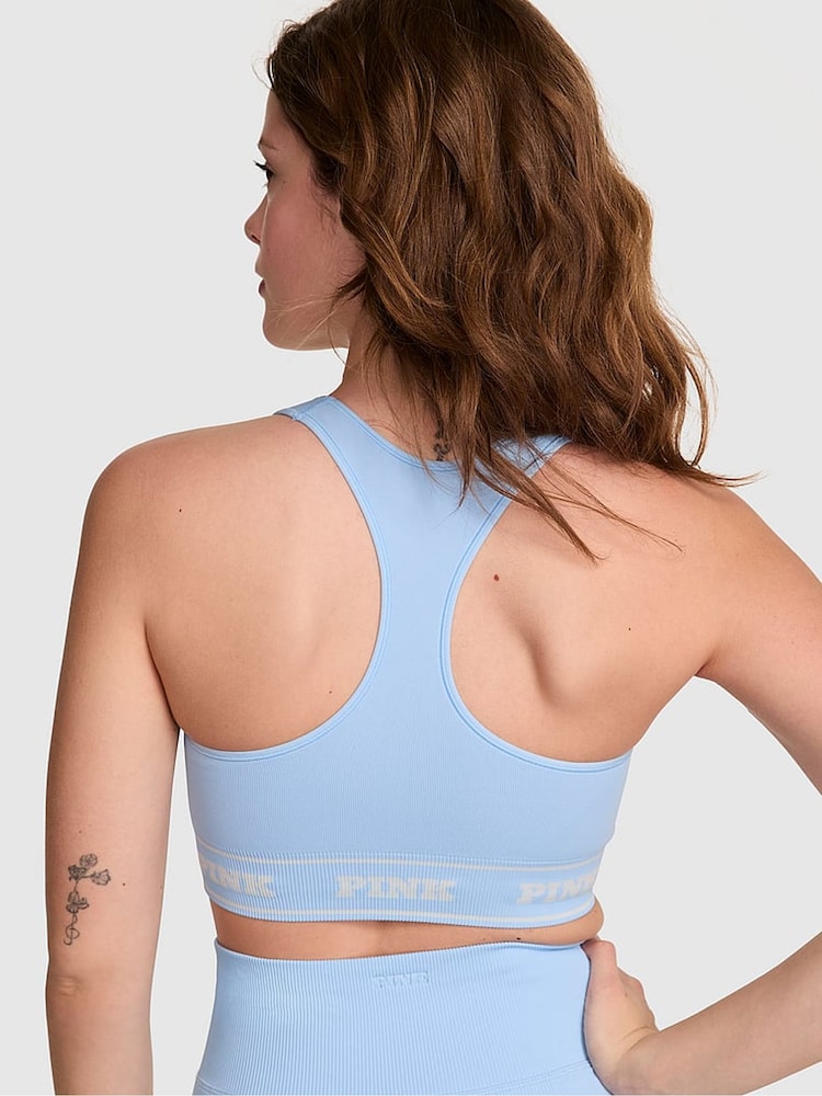 Victoria's Secret PINK Blue Dancer Reversible Sports Bra - Image 2 of 2