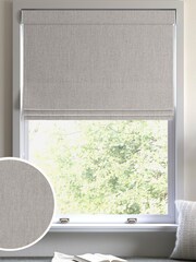 Silver Grey Tela Made to Measure Roman Blind - Image 1 of 6
