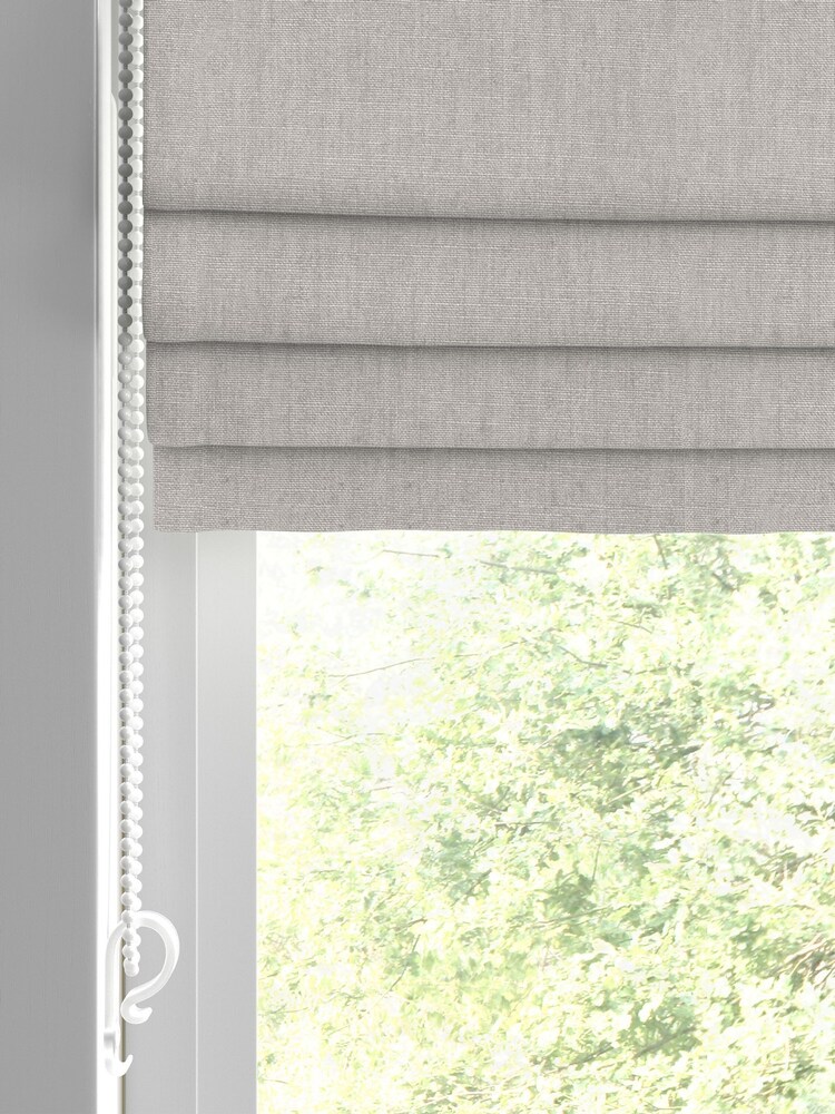 Silver Grey Tela Made to Measure Roman Blind - Image 2 of 6