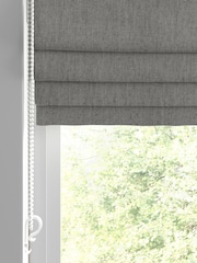 Steel Grey Tela Made to Measure Roman Blind - Image 2 of 6