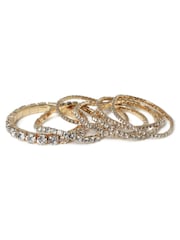 Aela Rhinestone Stretch Wristwear Bracelet - Image 2 of 2