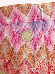 Missoni Pink Zig Zag Logo Skirt - Image 3 of 3