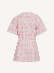 Missoni Zig Zag Printed Short Sleeve White Dress - Image 2 of 2