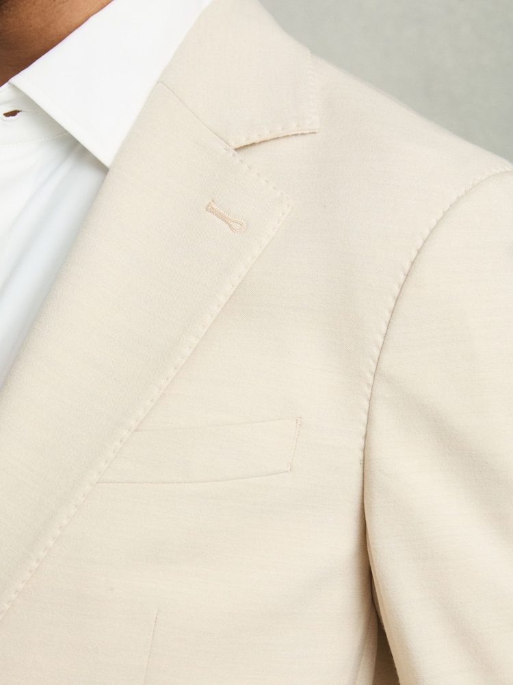 Pierre - Reiss Found Single-Breasted Stretch Suit Blazer Slim-Fit - Image 4 of 10