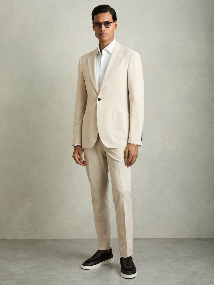 Pierre - Reiss Found Single-Breasted Stretch Suit Blazer Slim-Fit - Image 6 of 10