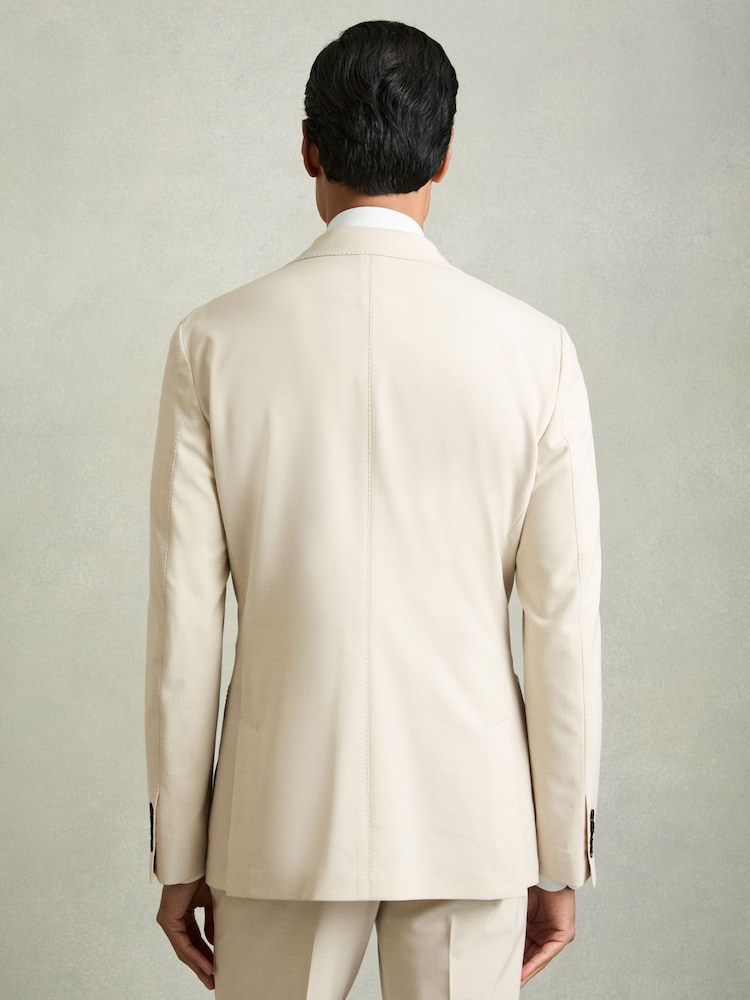 Pierre - Reiss Found Single-Breasted Stretch Suit Blazer Slim-Fit - Image 8 of 10
