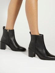 Dune London Black Palar Ankle Boots - Image 1 of 6