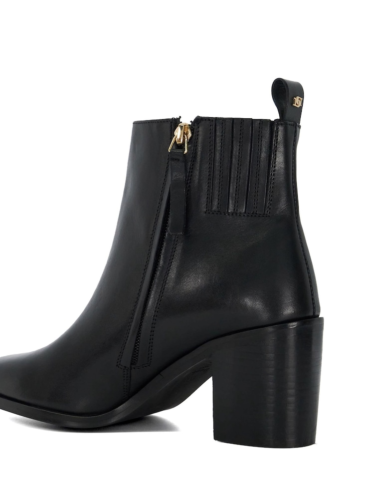 Dune London Black Palar Ankle Boots - Image 6 of 6