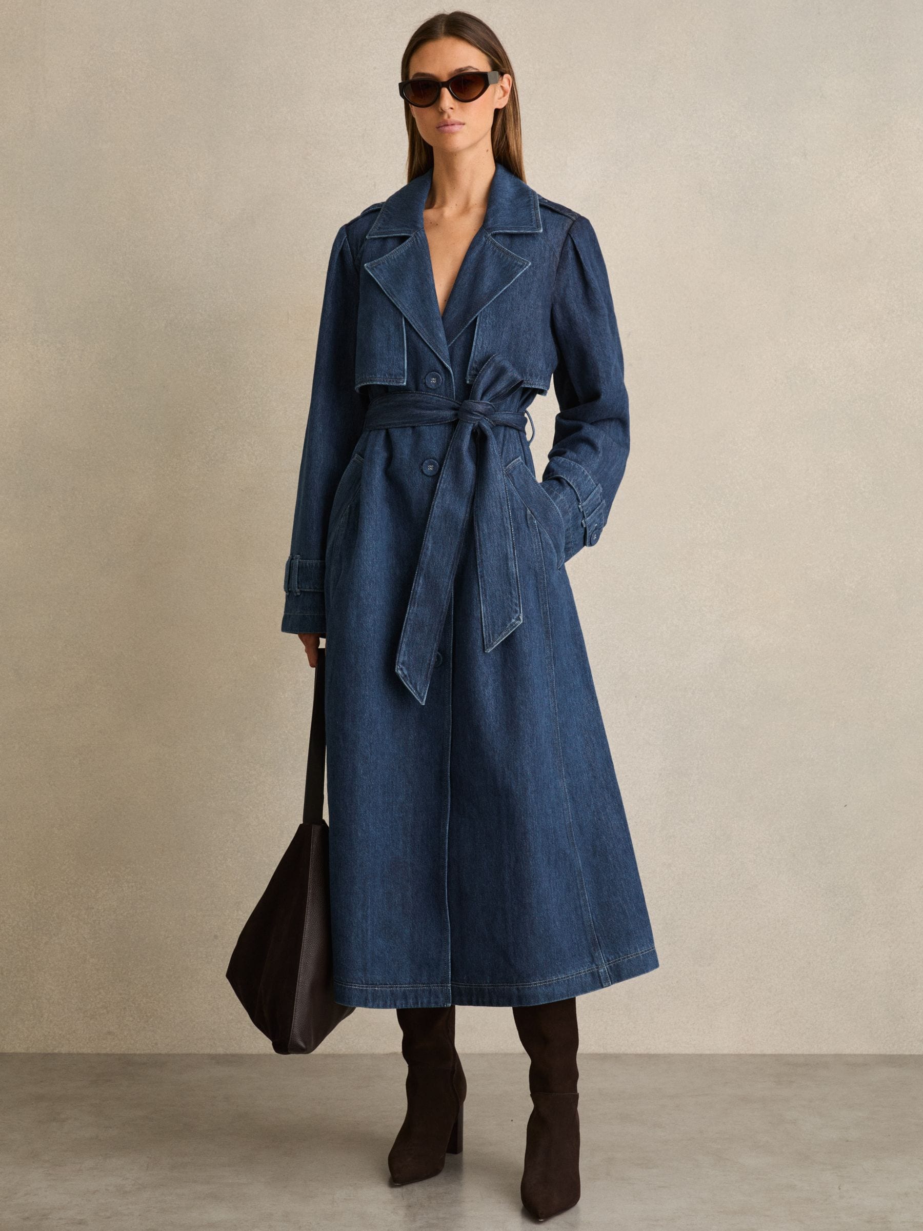 Paige Denim Trench Coat