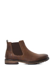 Коричневый - Широкая платформа - Dune London Chorleys Chelsea Boots - Изображение 1 из 4