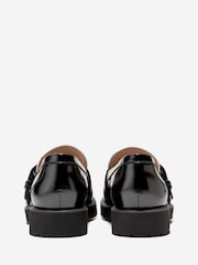 Cole Haan Womens Giani Buckle Black Loafers - Image 3 of 6