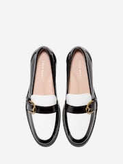 Cole Haan Womens Giani Buckle Black Loafers - Image 4 of 6
