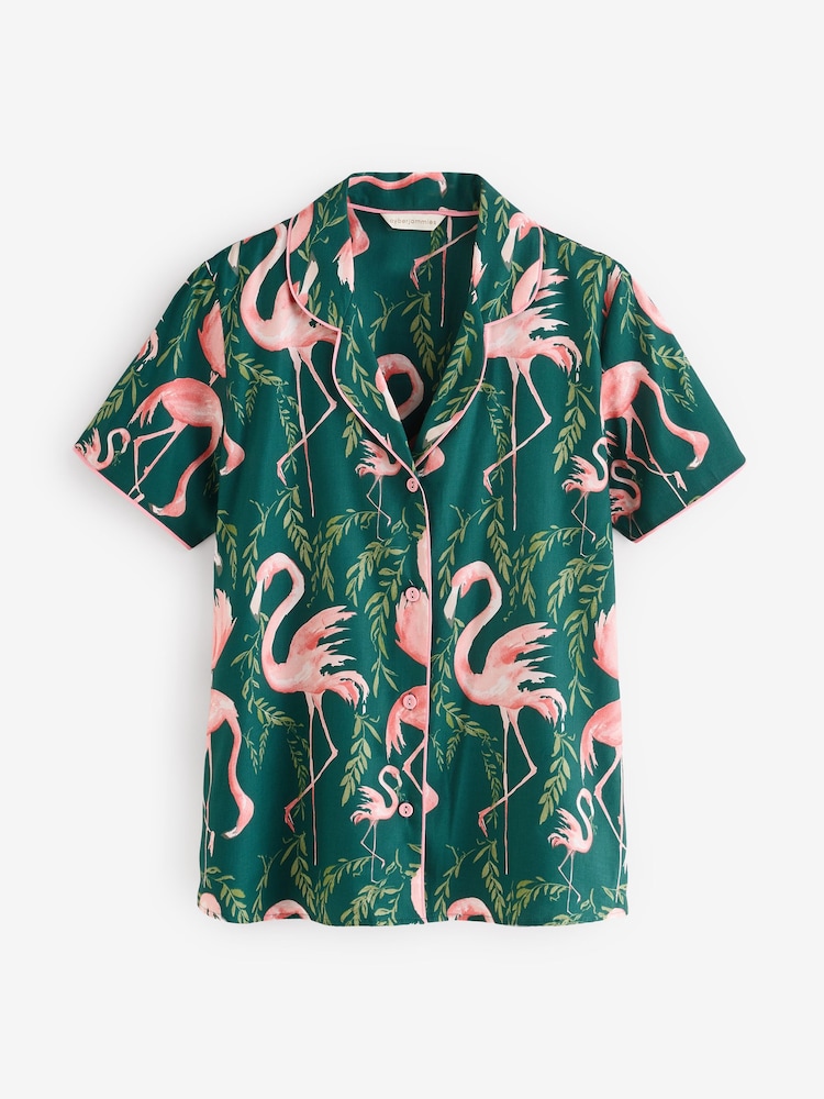 Cyberjammies Green Short Sleeve Pyjamas Set - Image 2 of 3