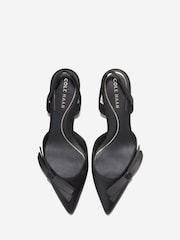Cole Haan Womens Noella Bow Sling Black Pumps - Image 5 of 7