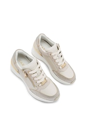 Carvela Skyline Wedge White Sneakers - Image 2 of 4