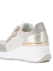 Carvela Skyline Wedge White Sneakers - Image 3 of 4
