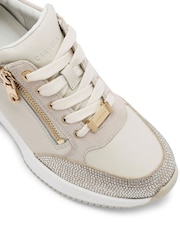 Carvela Skyline Wedge White Sneakers - Image 4 of 4