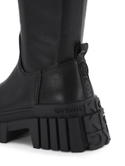 KG Kurt Geiger Black Tegan Sock Knee High 2 Boots - Bild 5 von 5