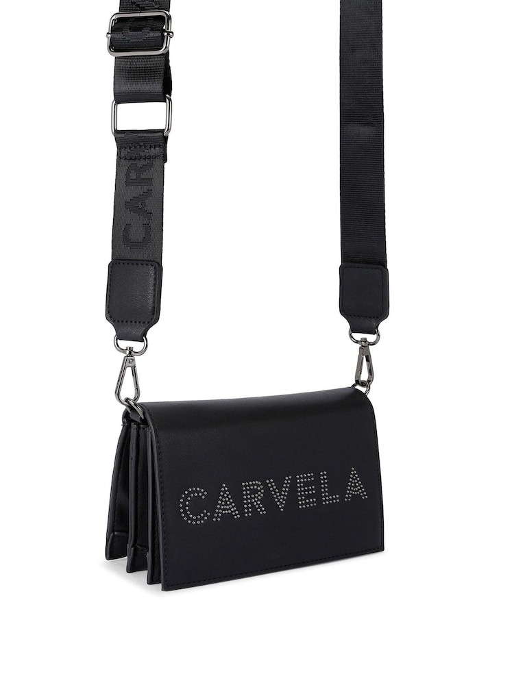 Carvela Frame Wallet X Body Black Bag - Image 2 of 4