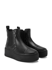 Carvela Connected Chelsea Black Boots - Image 3 of 4